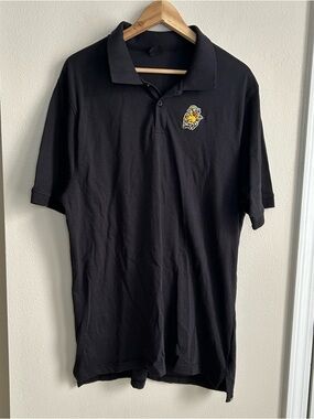 Neff Rubber Duck Black Short Sleeve Polo Shirt Cartoon Duckies Ducky 2XL XXL